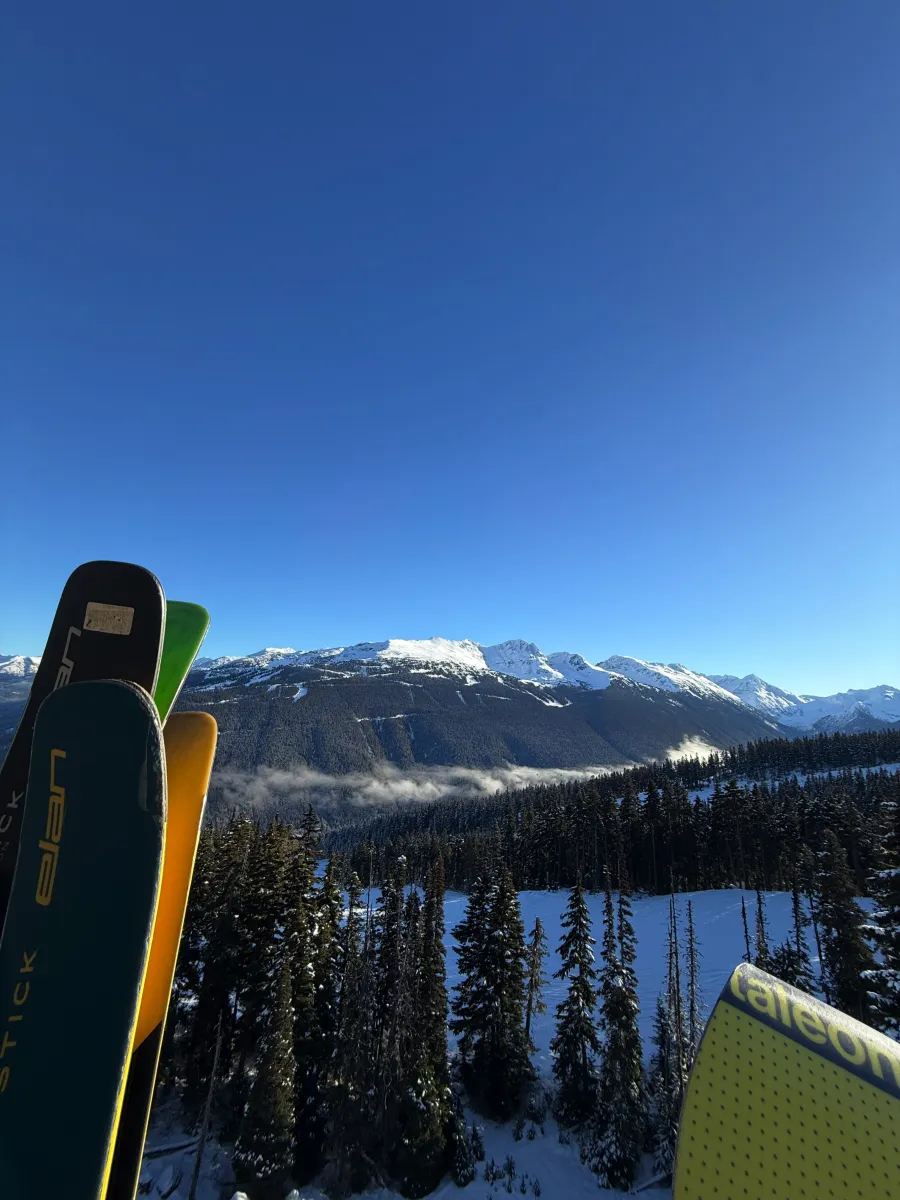Skiing in Whistler